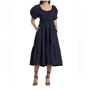 En Saison Brielle Tiered Midi-Dress